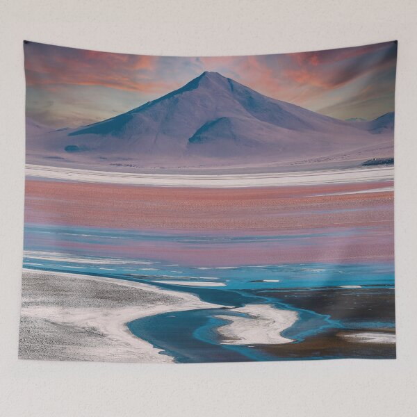 Item preview, Laguna Colorada Bolivia – Red Lagoon at sunset designed and sold by Mauswohn.