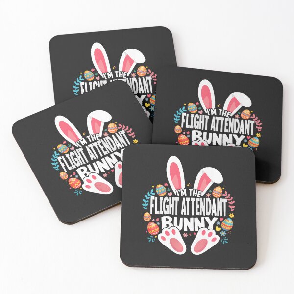 Item preview, I'm The Flight Attendant Bunny Matching Easter Family  designed and sold by FrankIsabel.