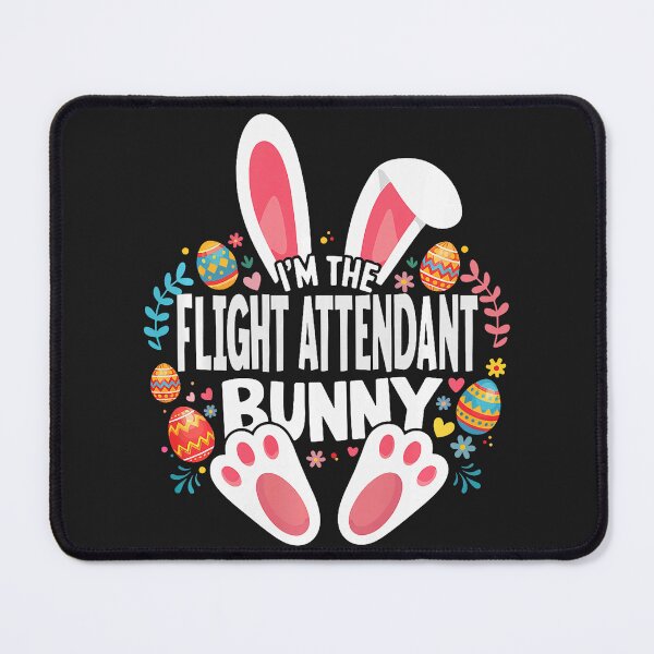 Item preview, I'm The Flight Attendant Bunny Matching Easter Family designed and sold by FrankIsabel.