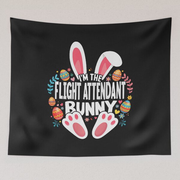 Item preview, I'm The Flight Attendant Bunny Matching Easter Family  designed and sold by FrankIsabel.