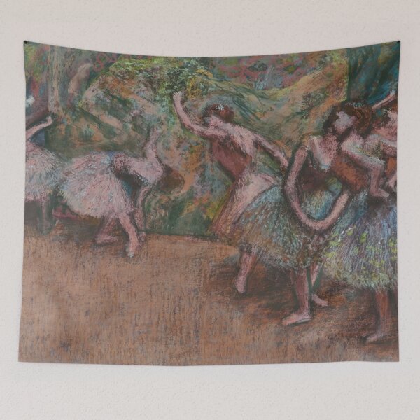 Item preview, Ballet Scene by Edgar Degas: Impressionist Ballet Rehearsal Fine Art Print designed and sold by artofuniverse.