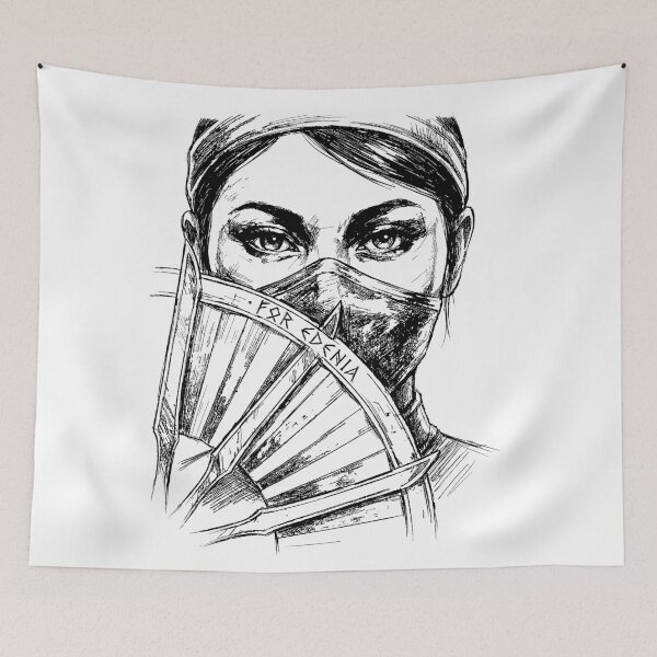 Item preview, Royal Fan Flourish - Kitana Mortal Kombat MK designed and sold by bapupa.