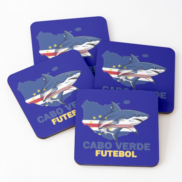 Item preview, Cabo Verde Soccer Blue Shark Design designed and sold by Majorprint.