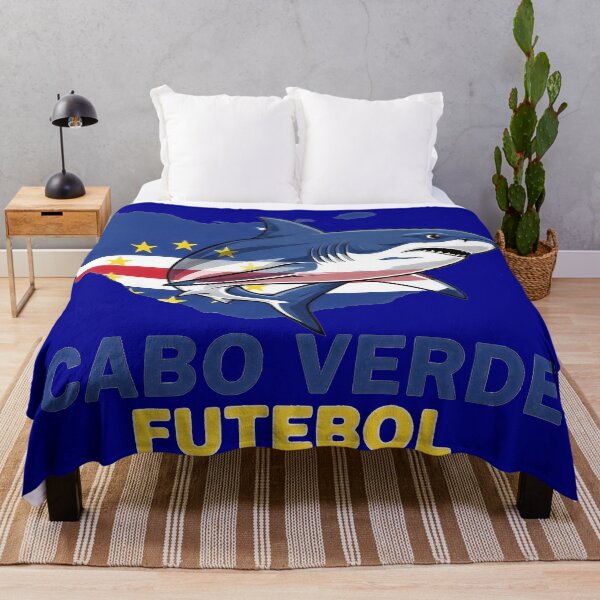 Item preview, Cabo Verde Soccer Blue Shark Design designed and sold by Majorprint.