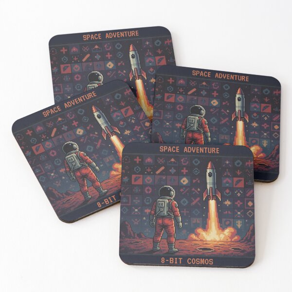 Item preview, Retro Pixel Art Space Adventure 8-Bit Cosmos designed and sold by Dariusz.K.