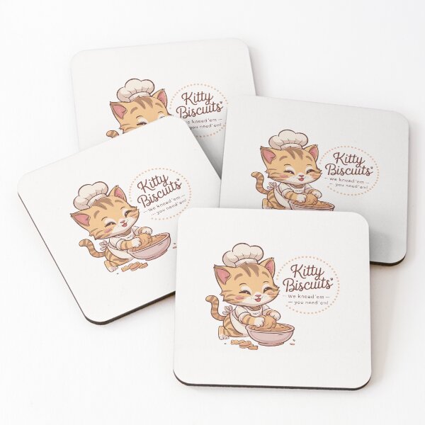 Item preview, Kitty Biscuits We Knead Em You Need Em Cat Lover bakery  designed and sold by FrankIsabel.