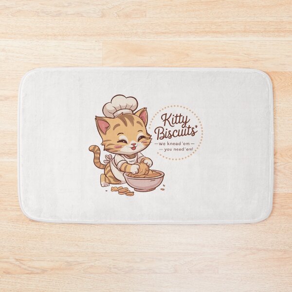 Item preview, Kitty Biscuits We Knead Em You Need Em Cat Lover bakery  designed and sold by FrankIsabel.
