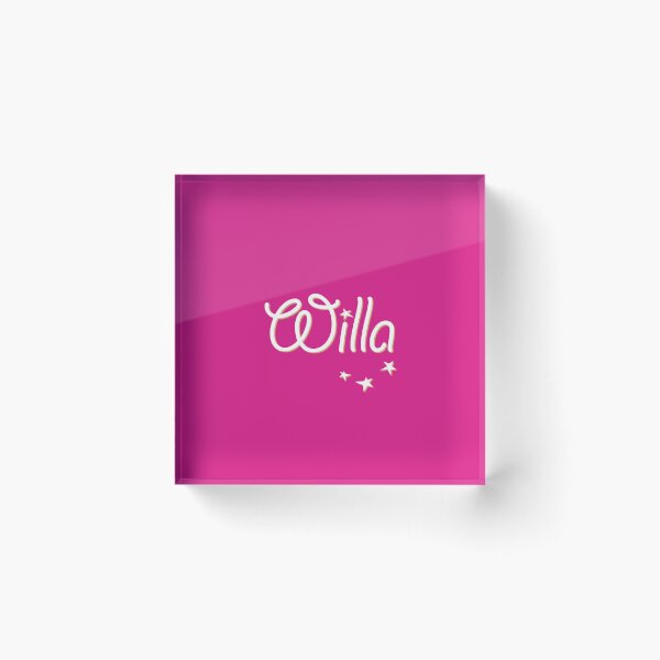 Item preview, My Name is Willa designed and sold by CharlottePlaceArt.