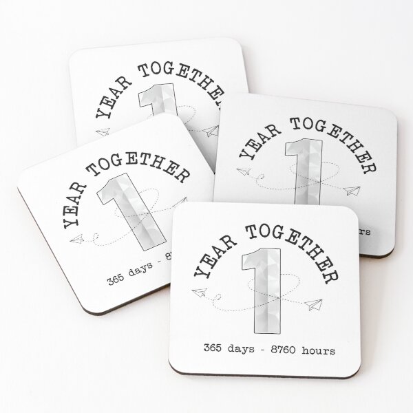 Item preview, 1 Year Together First Anniversary Celebration Mile designed and sold by TimelessMilest.