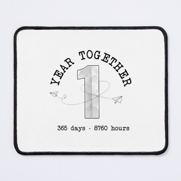 Item preview, 1 Year Together First Anniversary Celebration Mile designed and sold by TimelessMilest.