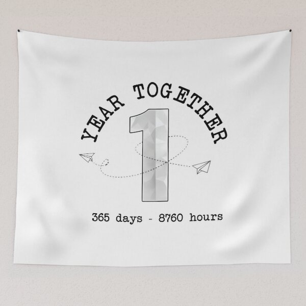Item preview, 1 Year Together First Anniversary Celebration Mile designed and sold by TimelessMilest.