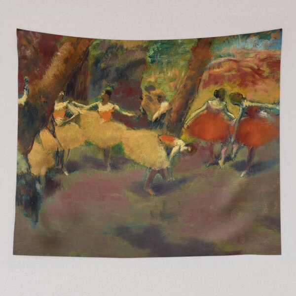 Item preview, Before the Performance by Edgar Degas: Impressionist Ballet Fine Art Poster designed and sold by artofuniverse.
