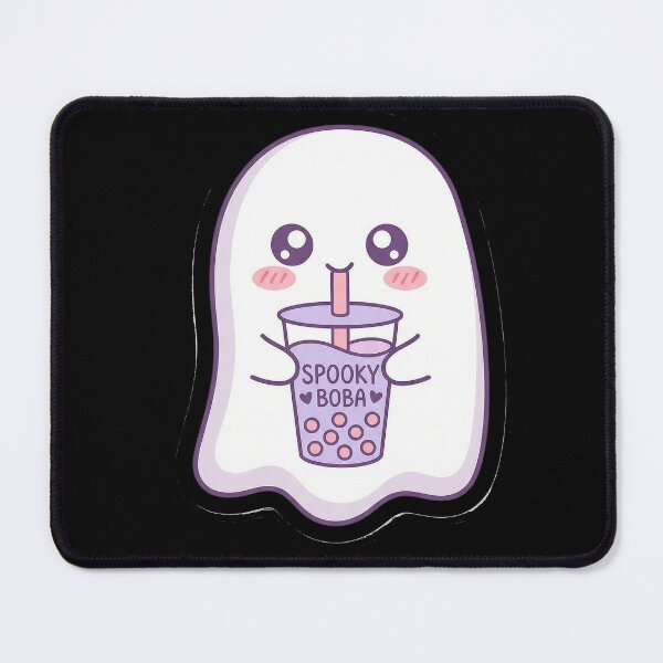 Item preview, Spooky Boba Ghost - Cute Kawaii Bubble Tea Sticker designed and sold by Aura Art Studio.