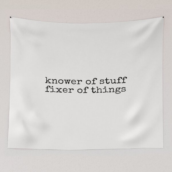 Item preview, Knower of Stuff Fixer of Things Funny Handyman Dad Husband  designed and sold by FrankIsabel.
