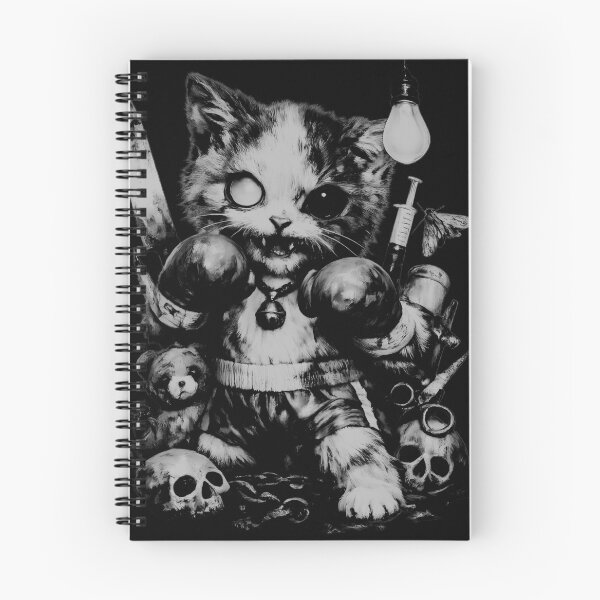 Item preview, Gato boxeador peligroso pero lindo designed and sold by AntiFormApparel.