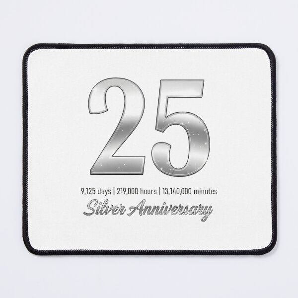 Item preview, 25 Year Anniversary Silver Jubilee Quarter Century designed and sold by TimelessMilest.