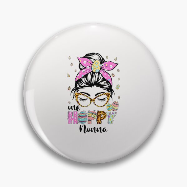 Item preview, Leopard Messy Bun One Hoppy Nonna Bunny Easter Mom  designed and sold by FrankIsabel.