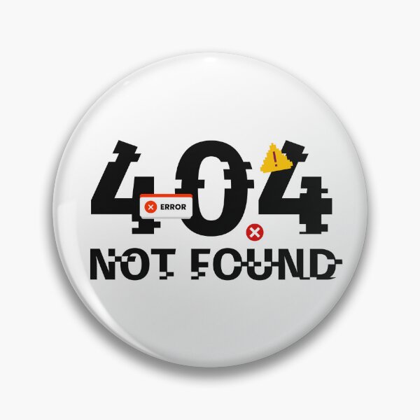 Item preview, 404 Not Found Error – Glitch Typography Graphic Design designed and sold by LETSGOPICNIC.
