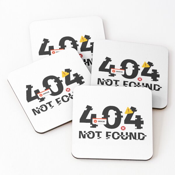 Item preview, 404 Not Found Error – Glitch Typography Graphic Design designed and sold by LETSGOPICNIC.