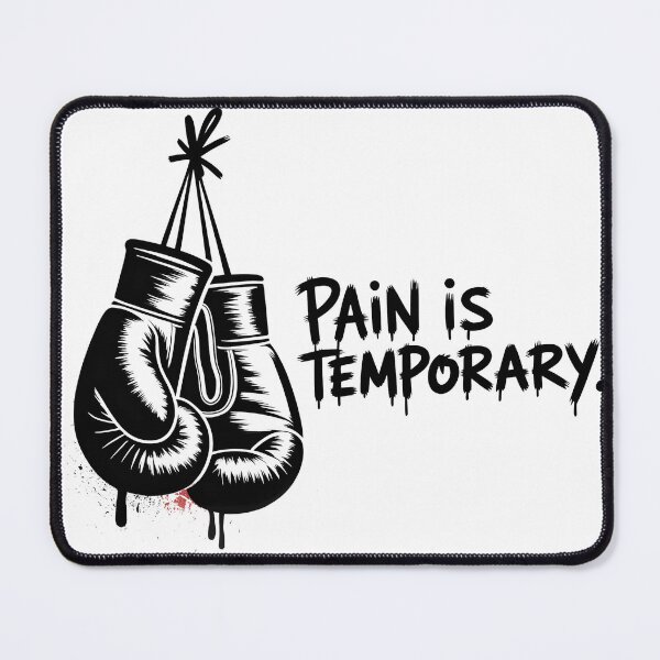 Item preview, Pain Is Temporary Boxing Meme Shirt – Banksy Style Fight Mindset Street Art designed and sold by WSPrintCrafter.