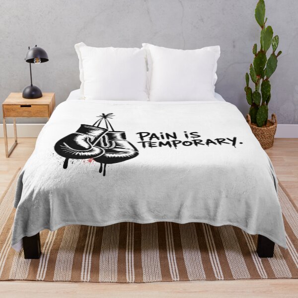 Item preview, Pain Is Temporary Boxing Meme Shirt – Banksy Style Fight Mindset Street Art designed and sold by WSPrintCrafter.