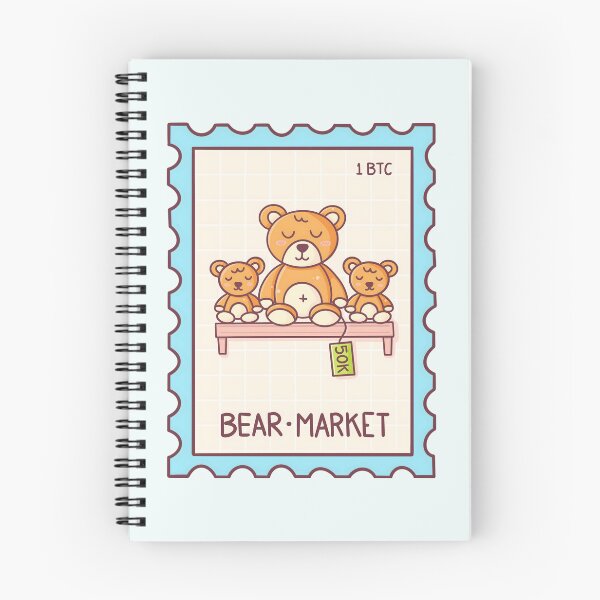 Item preview, Bear Market Cute Crypto  designed and sold by amaezingday.