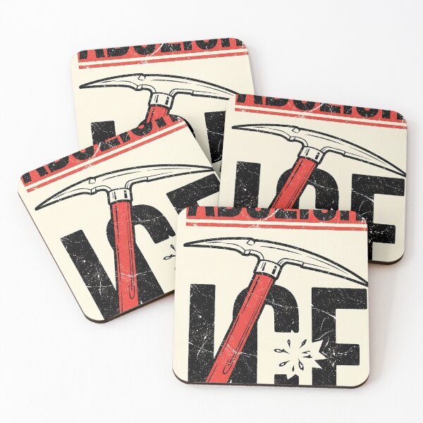 Item preview, Abolish ICE - Vintage Propaganda Style Ice Pick Art designed and sold by iwzzuel.