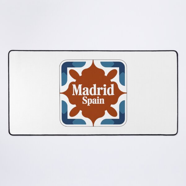 Item preview, Madrid Ceramic Tile Sticker | Spanish Azulejo Travel Emblem designed and sold by Timeless Design.