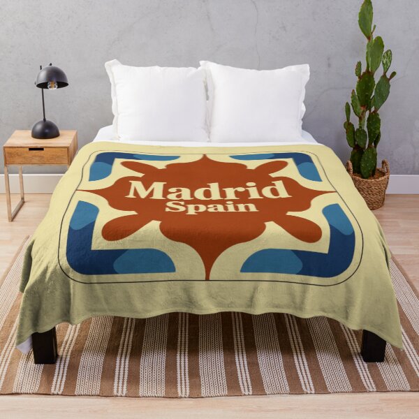 Item preview, Madrid Ceramic Tile Sticker | Spanish Azulejo Travel Emblem designed and sold by Timeless Design.