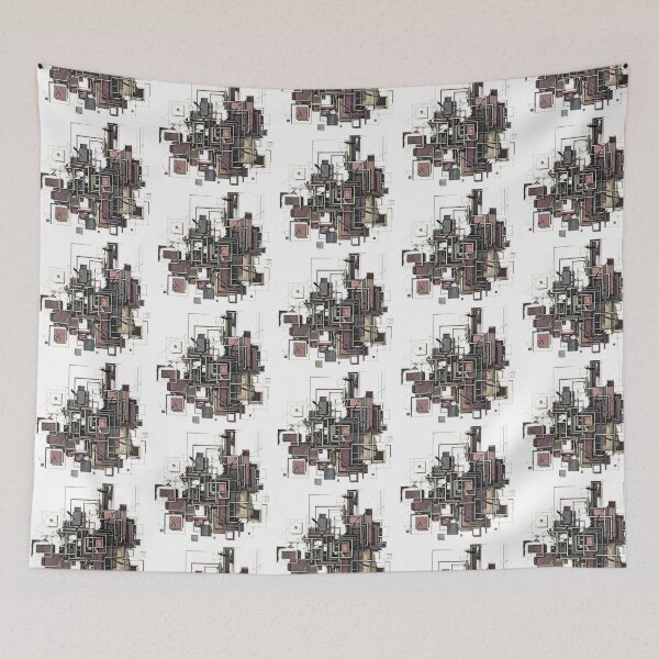 Item preview, Geometric abstract Pattern N001 designed and sold by AbstractMiracles.