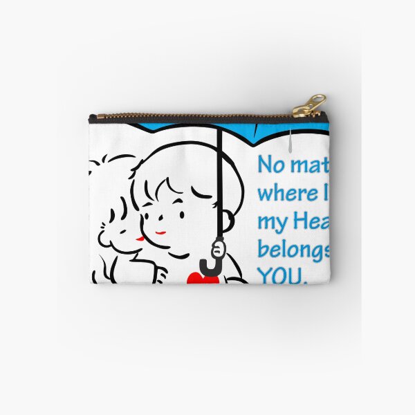 Item preview, NO MATTER WHERE I GO, MY HEART BELONGS TO YOU-T-shirt design for valentines, simple, unique and customized  designed and sold by RJRDesignStore1.