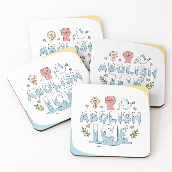 Item preview, Abolish ICE - Peace Dove and Melting Typography designed and sold by iwzzuel.