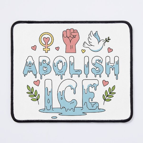 Item preview, Abolish ICE - Peace Dove and Melting Typography designed and sold by iwzzuel.