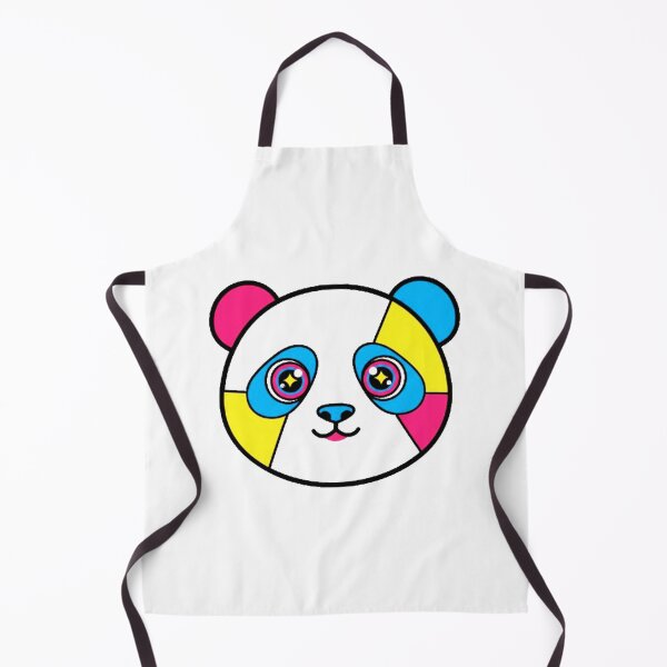Item preview, Colorful Geometric Panda Face Illustration designed and sold by MinimalistMint.