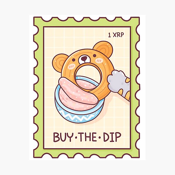 Item preview, BUY THE DIP! Cute Crypto  designed and sold by amaezingday.