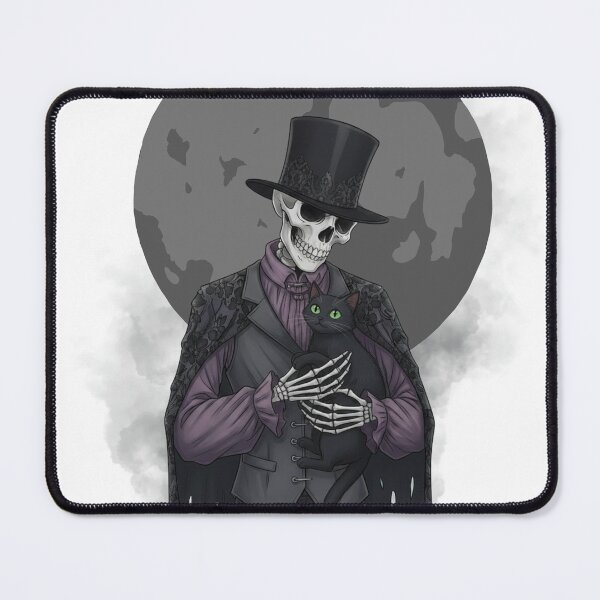 Item preview, Eternal Friendship- Gothic Skeleton & Black Cat designed and sold by Lavender-Kitty.