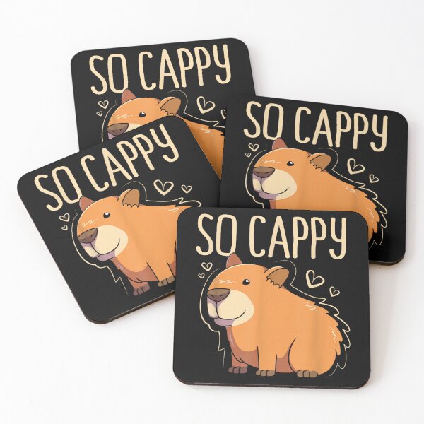 Item preview, Funny Capybara So Cappy Art for Men Women Kids , Capybara Gift Lover  designed and sold by DZIRI NAJAT.