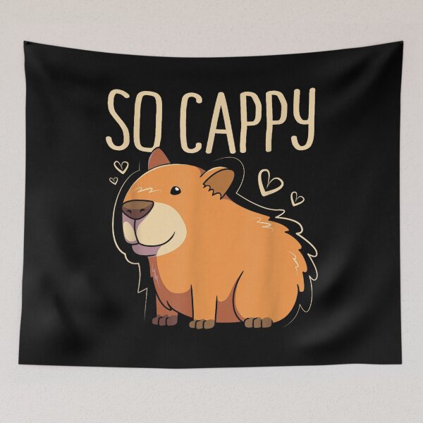 Item preview, Funny Capybara So Cappy Art for Men Women Kids , Capybara Gift Lover  designed and sold by DZIRI NAJAT.