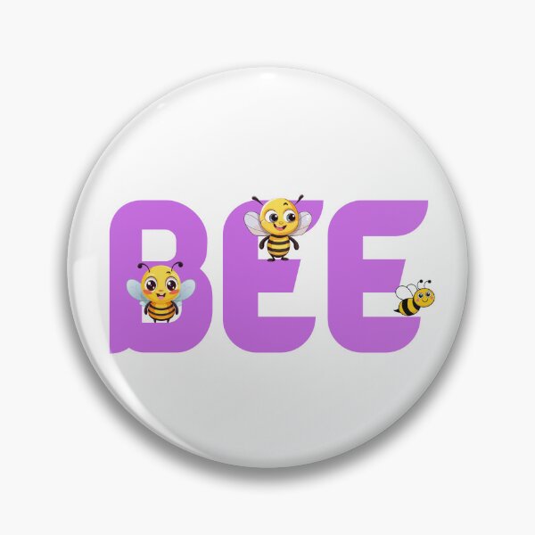 Item preview, Buzzing Bee Letters - Cute Bees On A Typography Adventure designed and sold by Love3Happy.