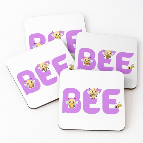 Item preview, Buzzing Bee Letters - Cute Bees On A Typography Adventure designed and sold by Love3Happy.