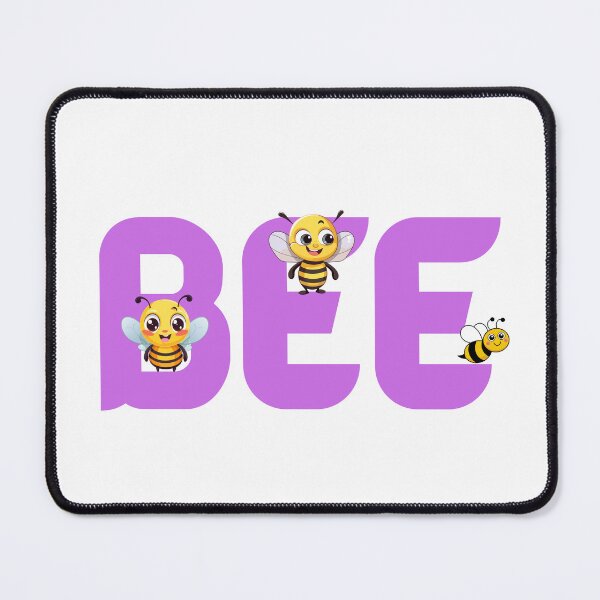 Item preview, Buzzing Bee Letters - Cute Bees On A Typography Adventure designed and sold by Love3Happy.