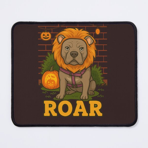 Item preview, Fierce & Fluffy: Pit Bull in Lion Costume Cartoon designed and sold by Sooconnor12.