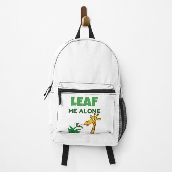 Item preview, Leaf Me Alone – Funny Giraffe Illustration Design designed and sold by PrintableHaven.