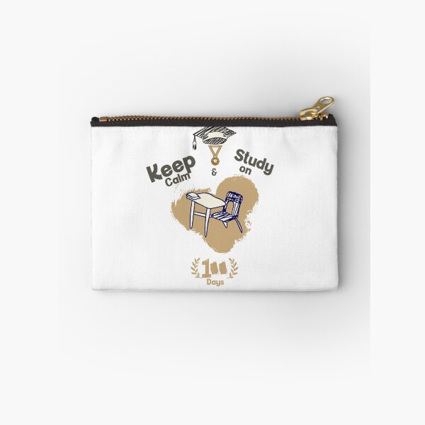 Item preview, "100 Days of Study – Stay Calm & Motivated Student Shirt Design" designed and sold by kzeros.