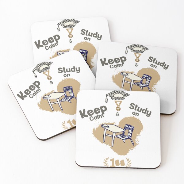 Item preview, "100 Days of Study – Stay Calm & Motivated Student Shirt Design" designed and sold by kzeros.
