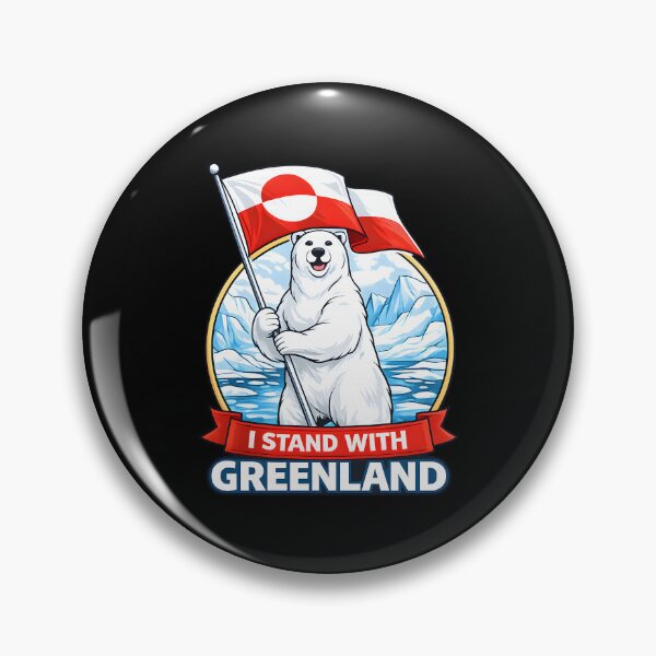 Item preview, I STAND WITH GREENLAND designed and sold by ProgressiveMob.