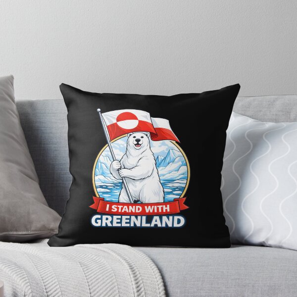 Item preview, I STAND WITH GREENLAND designed and sold by ProgressiveMob.