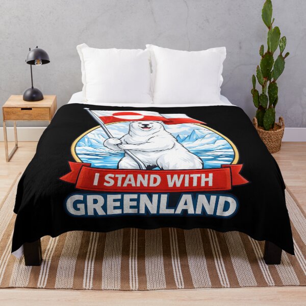Item preview, I STAND WITH GREENLAND designed and sold by ProgressiveMob.