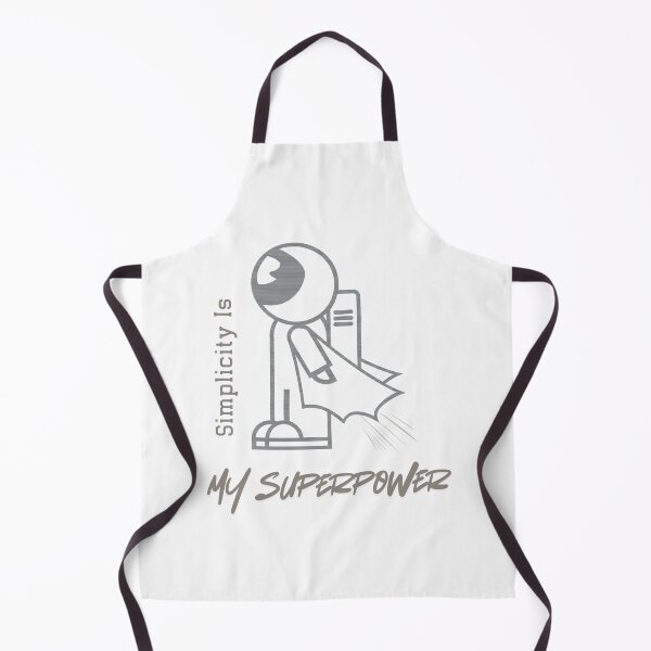 Item preview, Simplicity Is My Superpower – Minimalist Superhero Quote designed and sold by twilightprints.