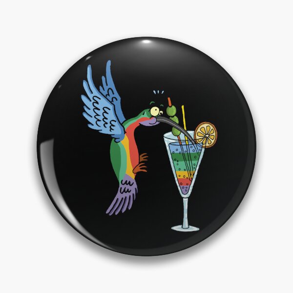 Item preview, Hummingbird and cocktail designed and sold by Lagueny.
